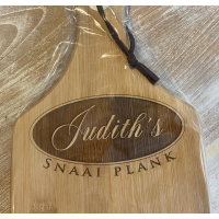 Borrelplank 60 x 17cm  - Snaaiplank met naam